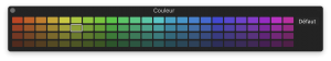 La palette de couleurs de Logic Pro X 10.3
